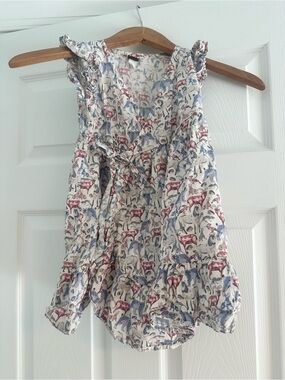 Tea Collection Girls Wrap Dress, size 4t